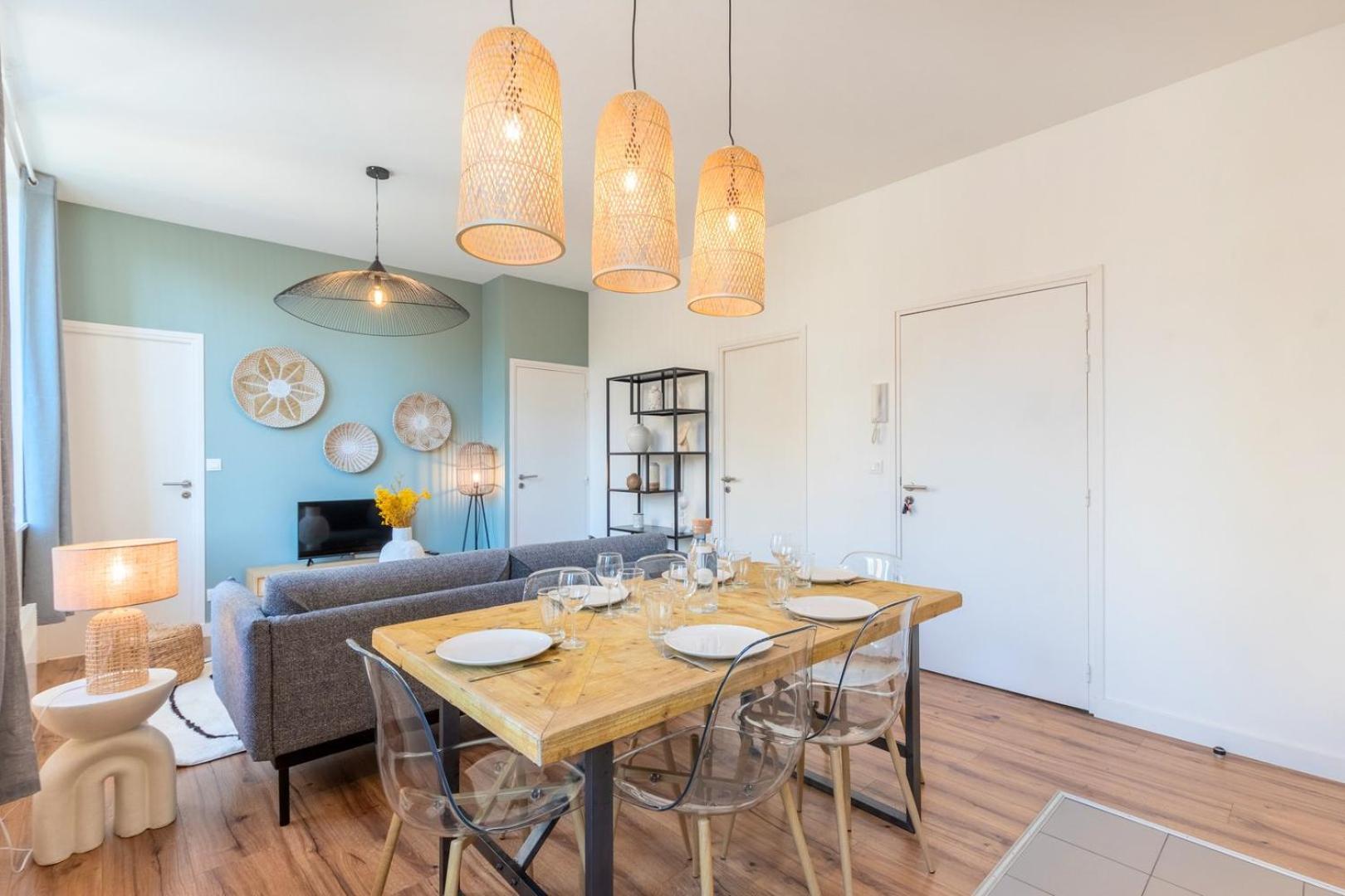Modern, Quiet 3-Bedroom Apartment With Parking Marcq-en-Baroeul Bagian luar foto